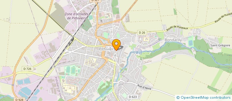 localisation de l'entreprise MONSIEUR PAUL VEISS  PITHIVIERS