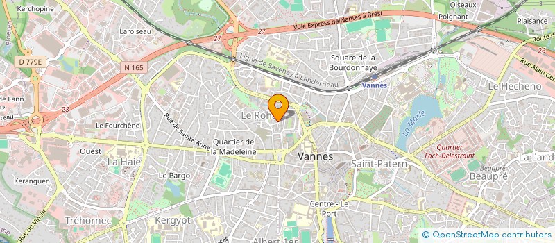 localisation de l'entreprise MONSIEUR PAUL VERAL à VANNES