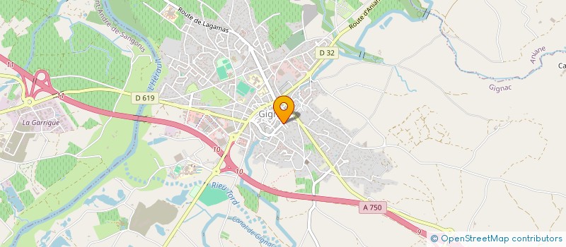 localisation de l'entreprise MONSIEUR PAUL VERDU à GIGNAC