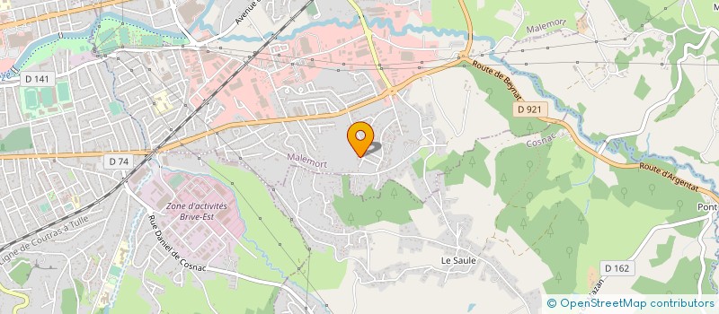 localisation de l'entreprise MONSIEUR PAUL VERGEAUD  MALEMORT