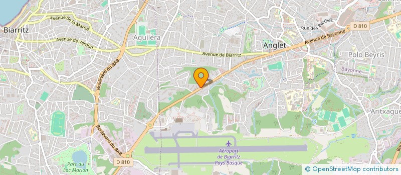 localisation de l'entreprise MONSIEUR PAUL VERGNAUD  ANGLET