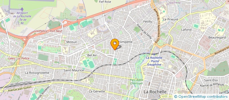 localisation de l'entreprise MONSIEUR PAUL VERON  LA ROCHELLE