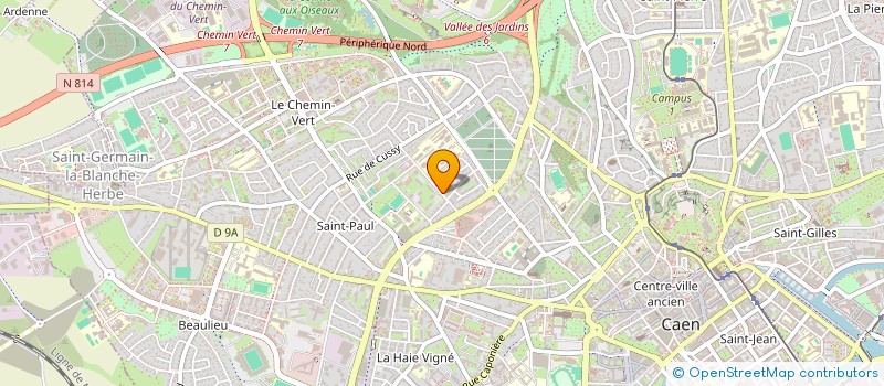 localisation de l'entreprise MONSIEUR PAUL VESQUES à CAEN