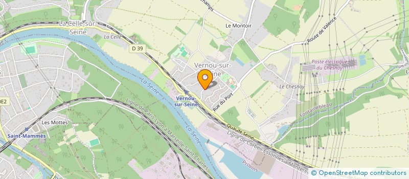 localisation de l'entreprise MONSIEUR PAUL VETTIER  VERNOU-LA-CELLE-SUR-SEINE