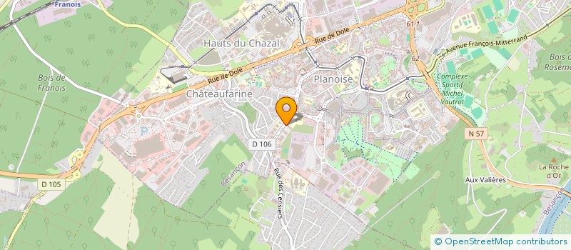localisation de l'entreprise MONSIEUR PAUL-VICTOR ESTEVES à BESANCON