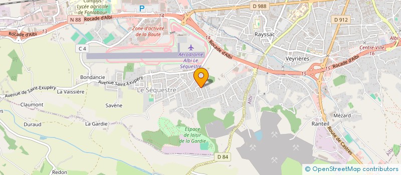 localisation de l'entreprise MONSIEUR PAUL VICTORIA  LE SEQUESTRE