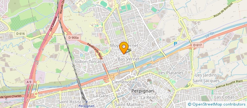 localisation de l'entreprise MONSIEUR PAUL VIDAL à PERPIGNAN