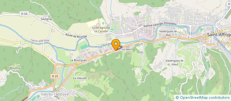 localisation de l'entreprise MONSIEUR PAUL VIDAL  SAINT-AFFRIQUE