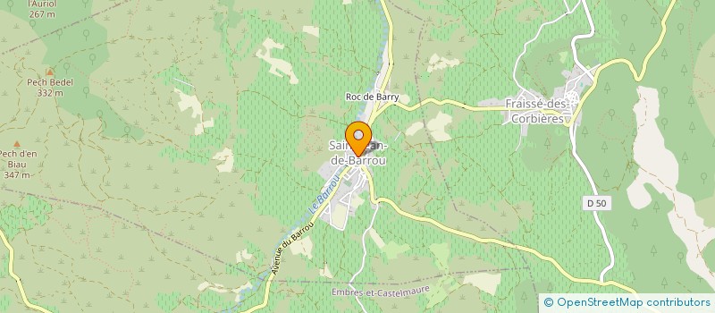 localisation de l'entreprise MONSIEUR PAUL VIDAL  SAINT-JEAN-DE-BARROU