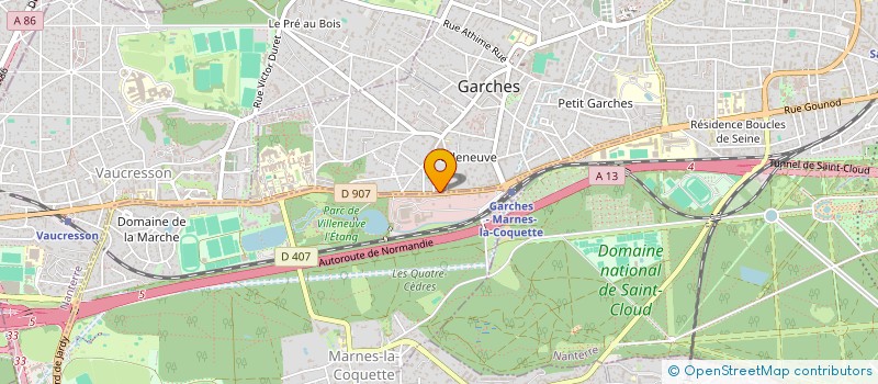 localisation de l'entreprise MONSIEUR PAUL VIEILLEDENT à GARCHES