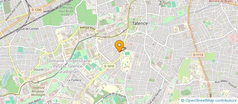 localisation de l'entreprise MONSIEUR PAUL VIEILLESCAZES à TALENCE