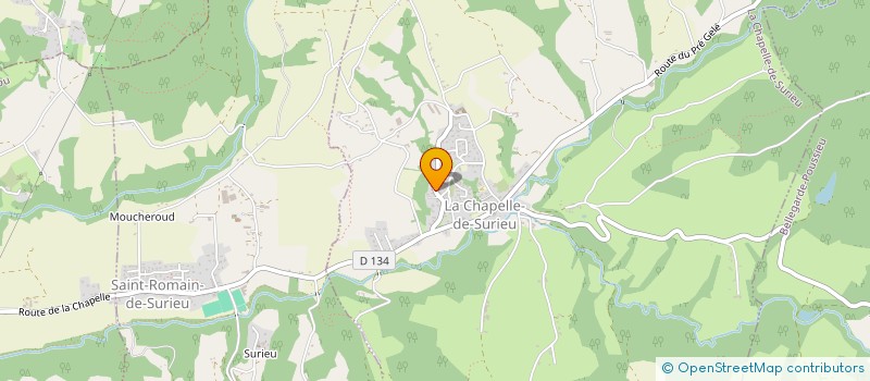 localisation de l'entreprise MONSIEUR PAUL VIEIRA  LA CHAPELLE-DE-SURIEU