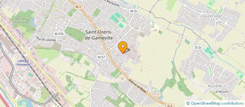 localisation de l'entreprise MONSIEUR PAUL VIGIER à SAINT-ORENS-DE-GAMEVILLE