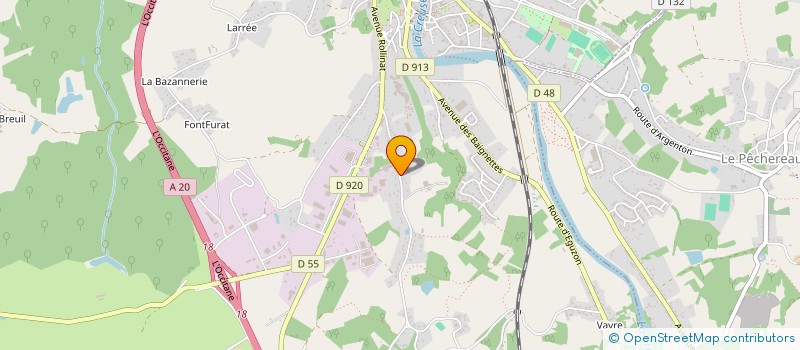 localisation de l'entreprise MONSIEUR PAUL VIGROUX à ARGENTON-SUR-CREUSE
