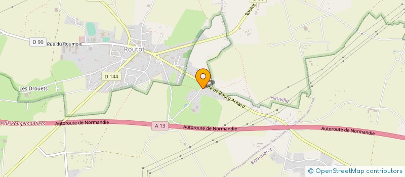 localisation de l'entreprise MONSIEUR PAUL VILACA ALMEIDA  ROUGEMONTIERS