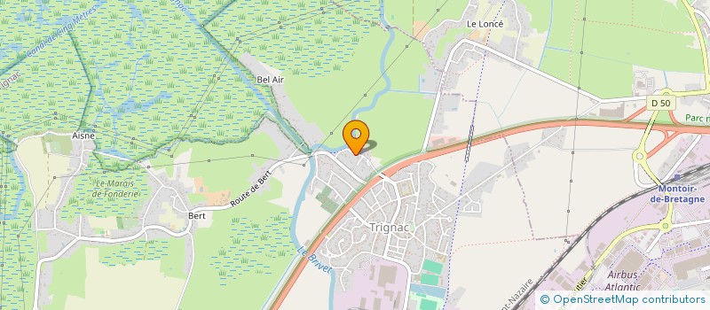 localisation de l'entreprise MONSIEUR PAUL VILAIN  TRIGNAC