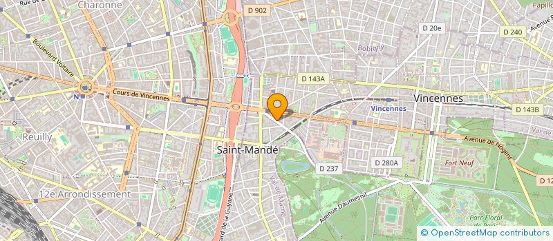 localisation de l'entreprise MONSIEUR PAUL VILLEMAIN à SAINT-MANDE