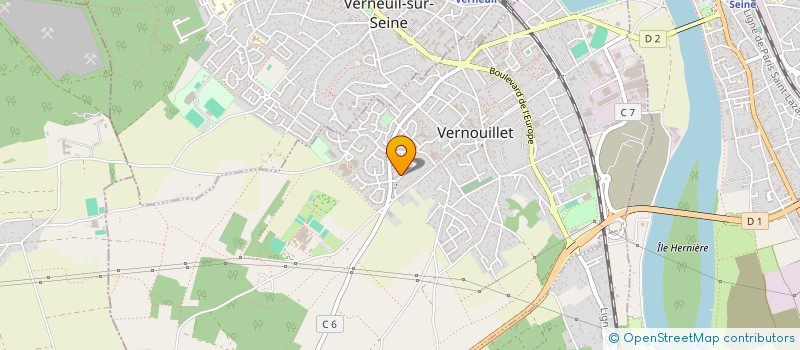 localisation de l'entreprise MONSIEUR PAUL VILLENEUVE à VERNOUILLET