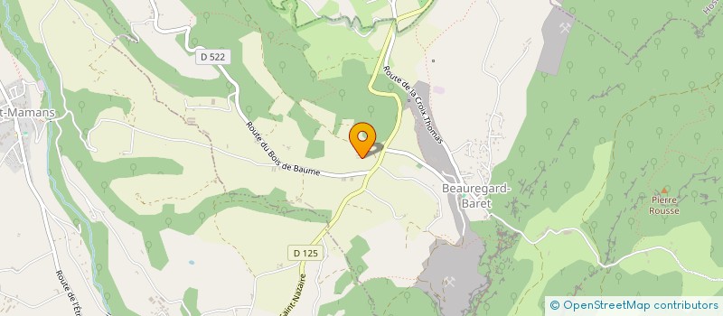 localisation de l'entreprise MONSIEUR PAUL VINAY  BEAUREGARD-BARET