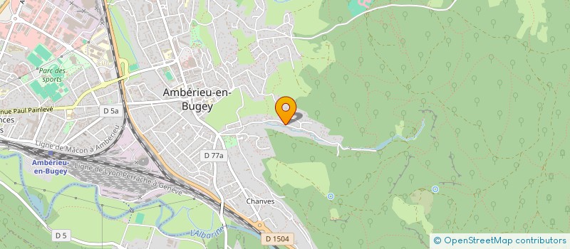 localisation de l'entreprise MONSIEUR PAUL VINCENT à AMBERIEU-EN-BUGEY