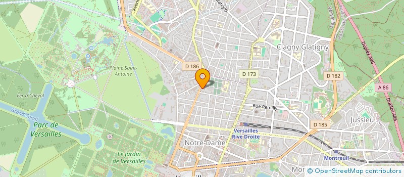 localisation de l'entreprise MONSIEUR PAUL-VINCENT GUILLOU à VERSAILLES