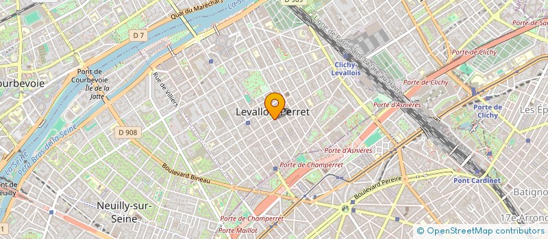 localisation de l'entreprise MONSIEUR PAUL VINDEL à LEVALLOIS-PERRET