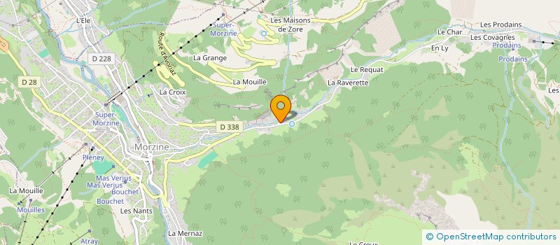 localisation de l'entreprise MONSIEUR PAUL VINES  MONTRIOND