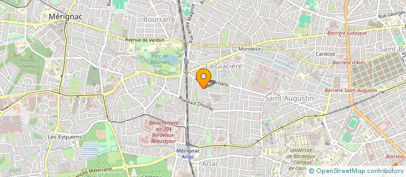 localisation de l'entreprise MONSIEUR PAUL VIORON  MERIGNAC