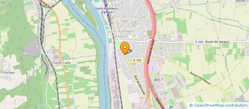 localisation de l'entreprise MONSIEUR PAUL VITAL-DURAND  SAINT-RAMBERT-D'ALBON