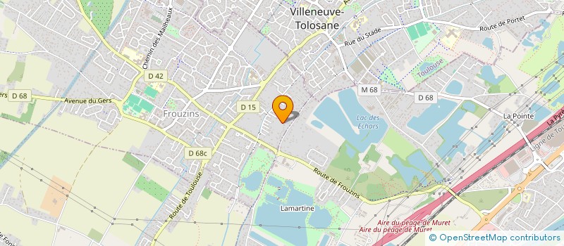 localisation de l'entreprise MONSIEUR PAUL VITRAC  FROUZINS