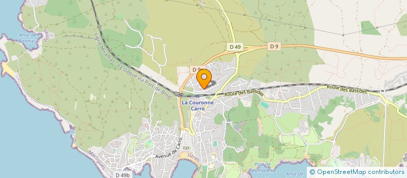 localisation de l'entreprise MONSIEUR PAUL VIUDES  MARTIGUES