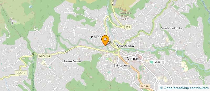 localisation de l'entreprise MONSIEUR PAUL VIVO  VENCE