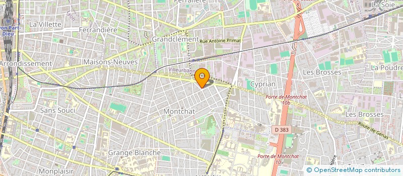 localisation de l'entreprise MONSIEUR PAUL VUILLERMOZ  LYON