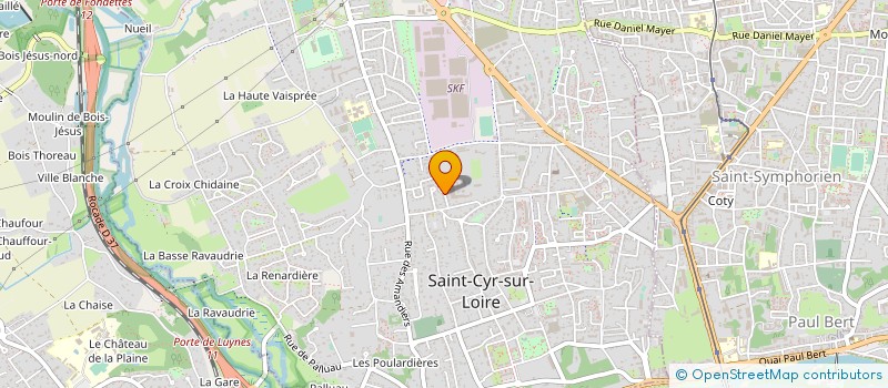 localisation de l'entreprise MONSIEUR PAUL WAGNET  SAINT-CYR-SUR-LOIRE