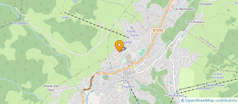 localisation de l'entreprise MONSIEUR PAUL WALLNER  MEGEVE