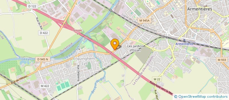 localisation de l'entreprise MONSIEUR PAUL WATTEZ  LILLE