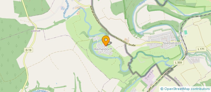 localisation de l'entreprise MONSIEUR PAUL WEBER  NEUNKIRCHEN-LES-BOUZONVILLE