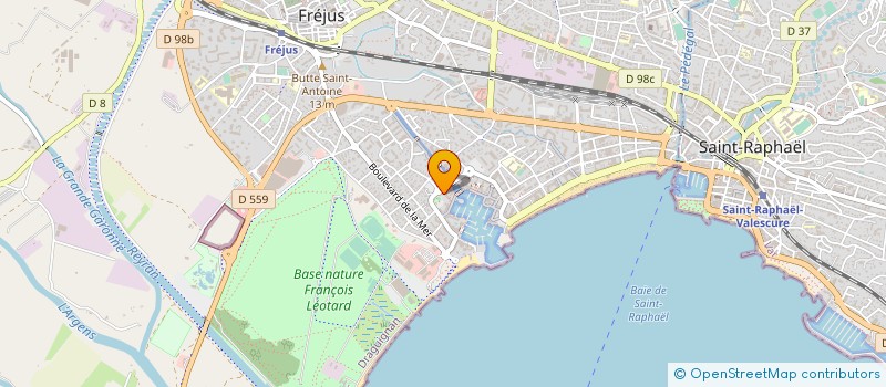 localisation de l'entreprise MONSIEUR PAUL WEBER à FREJUS
