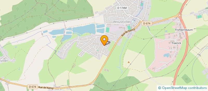localisation de l'entreprise MONSIEUR PAUL WERNOTH  WOUSTVILLER