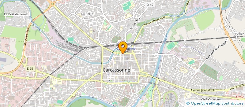 localisation de l'entreprise MONSIEUR PAUL WILLIAMS  CARCASSONNE