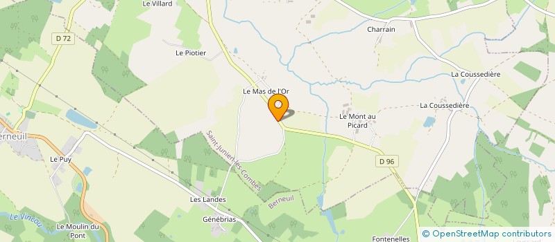 localisation de l'entreprise MONSIEUR PAUL WILLIS à SAINT-JUNIEN-LES-COMBES
