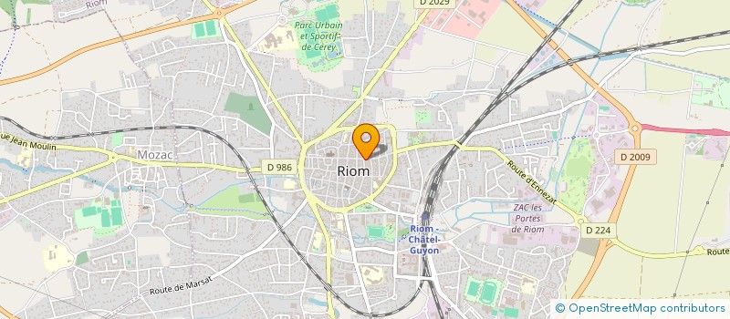 localisation de l'entreprise MONSIEUR PAUL WINTERSTEIN  RIOM