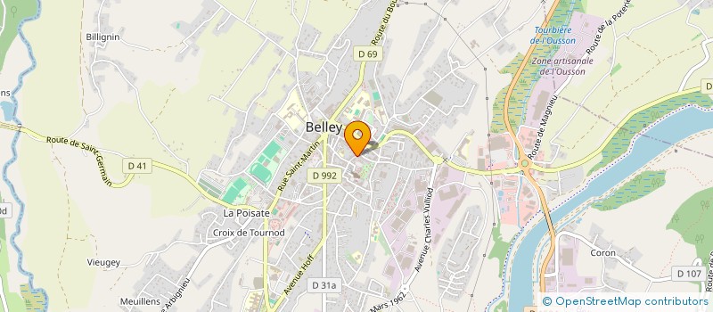 localisation de l'entreprise MONSIEUR PAUL WINTERSTEIN à BELLEY