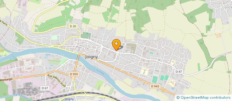 localisation de l'entreprise MONSIEUR PAUL WISS à JOIGNY