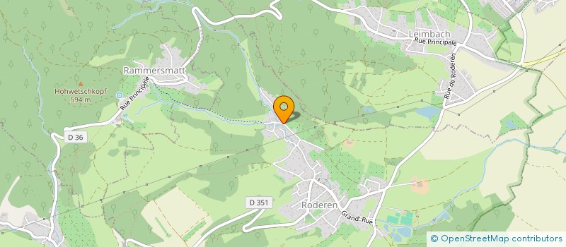 localisation de l'entreprise MONSIEUR PAUL WOLFERSPERGER  RODEREN