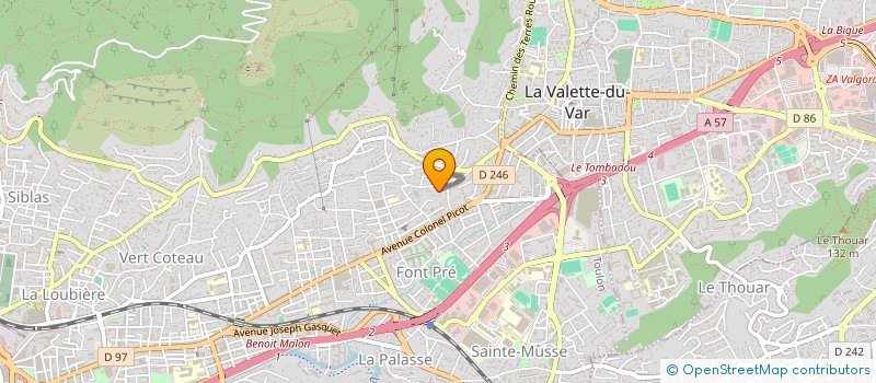 localisation de l'entreprise MONSIEUR PAUL WOLNIAK  TOULON