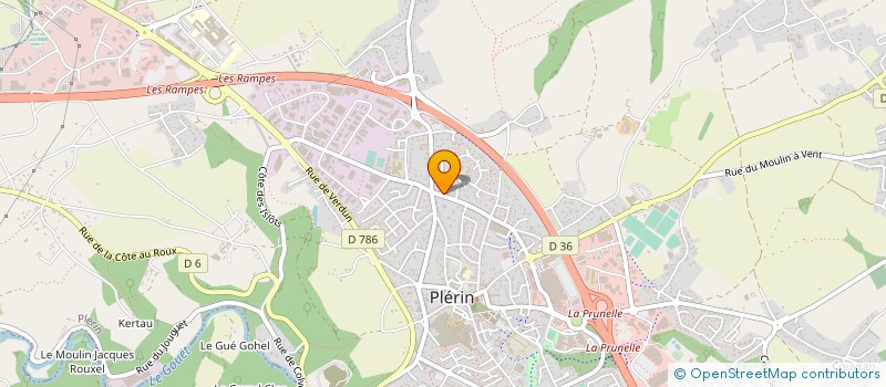 localisation de l'entreprise MONSIEUR PAUL YGOUF à PLERIN