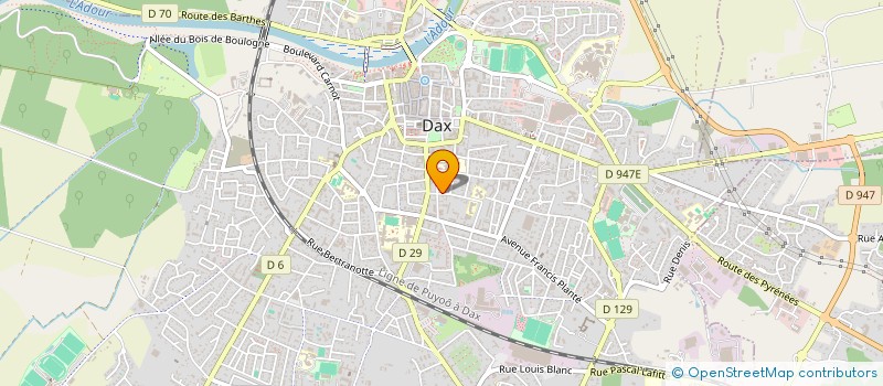 localisation de l'entreprise MONSIEUR PAUL ZAHRA  DAX