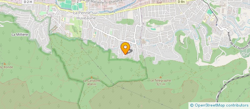 localisation de l'entreprise MONSIEUR PAUL ZAMMIT  LA PENNE SUR HUVEAUNE