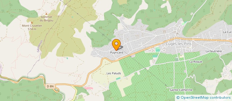 localisation de l'entreprise MONSIEUR PAUL ZININI  CUGES-LES-PINS